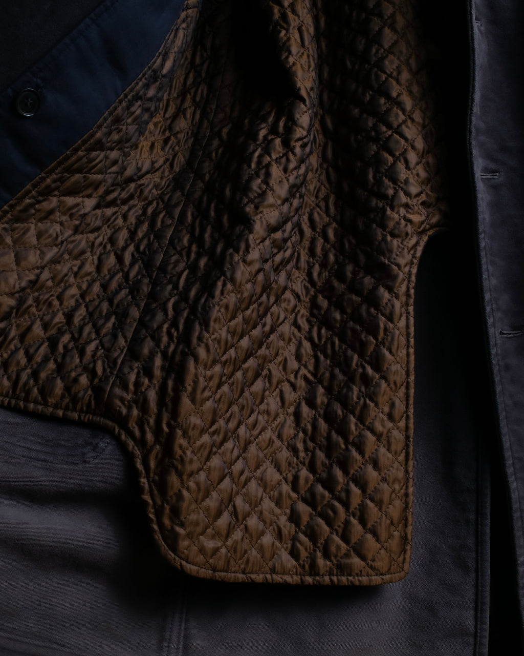 "Dolce & Gabbana" Lightly brushed liner-equipped trench coat