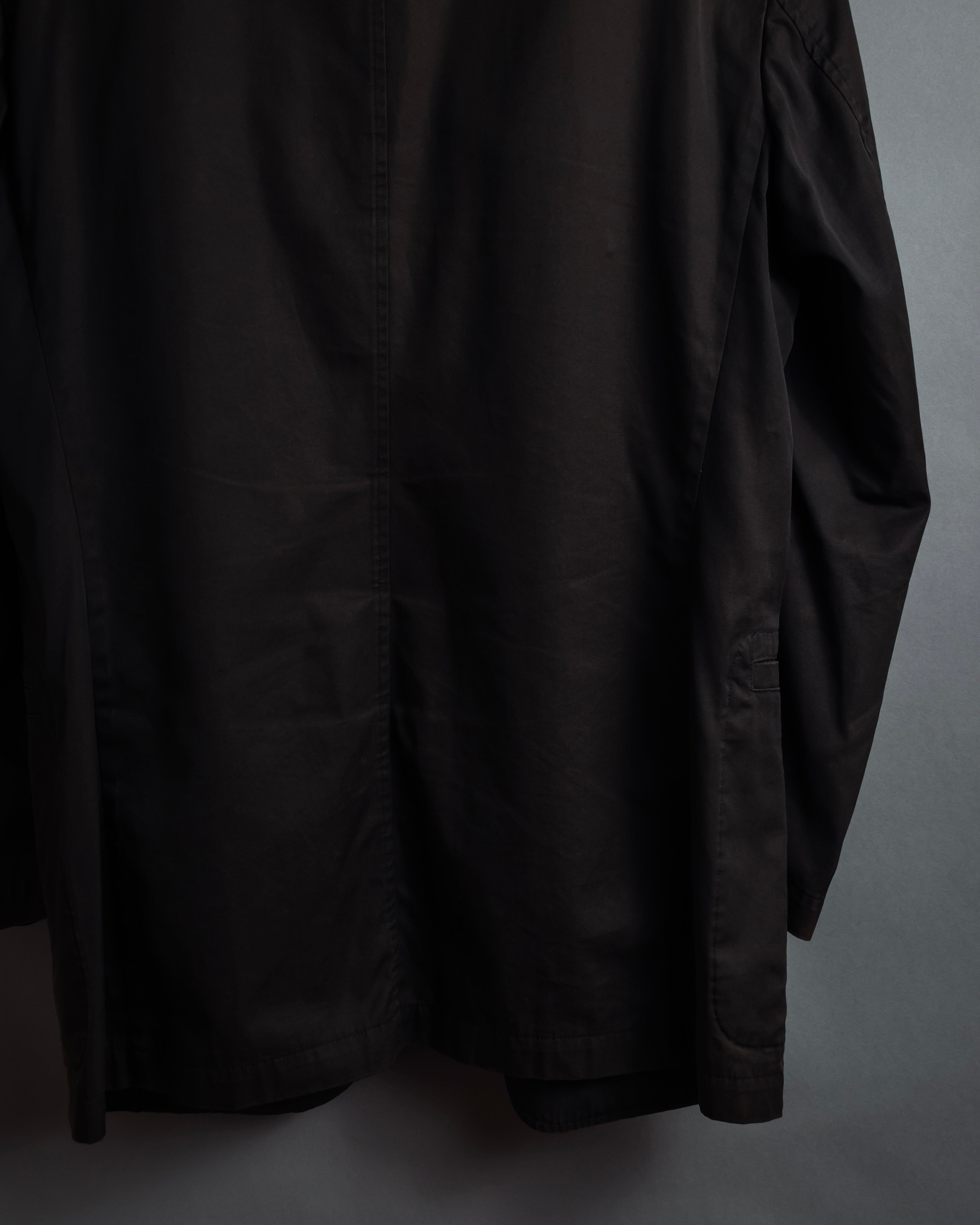 "BURBERRY" Cotton faded tailored jacket