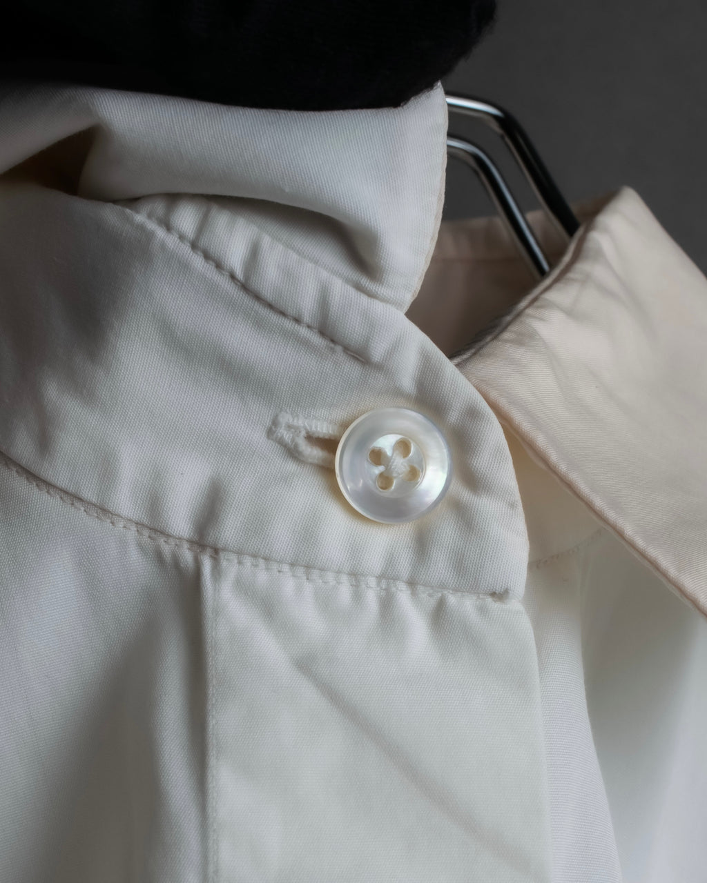 "HERMES" Margiela period collar change shirt