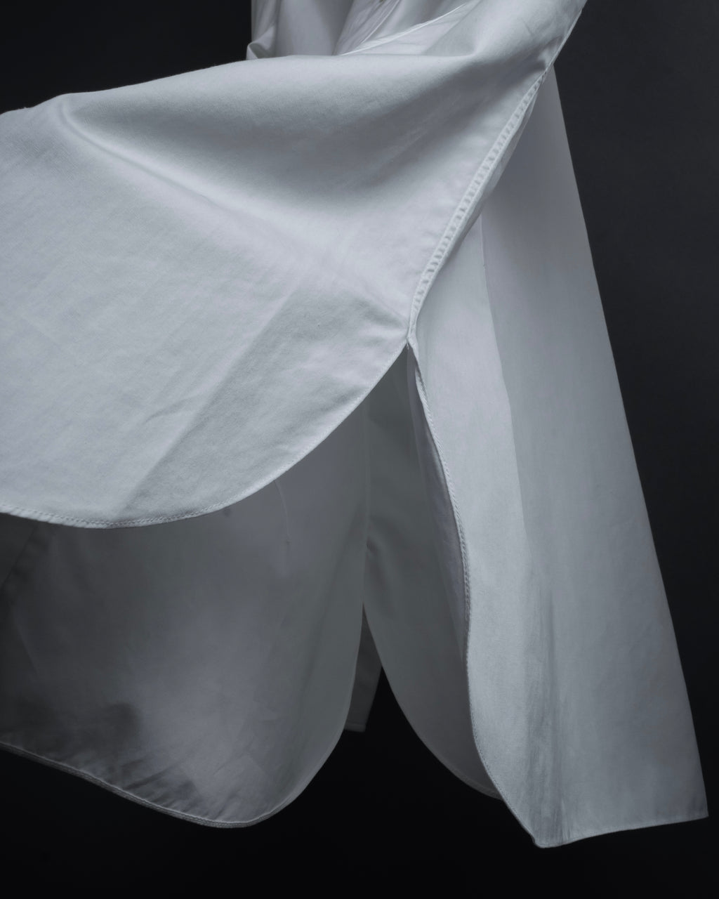 "HERMES" High-quality fine count cotton dress shirt