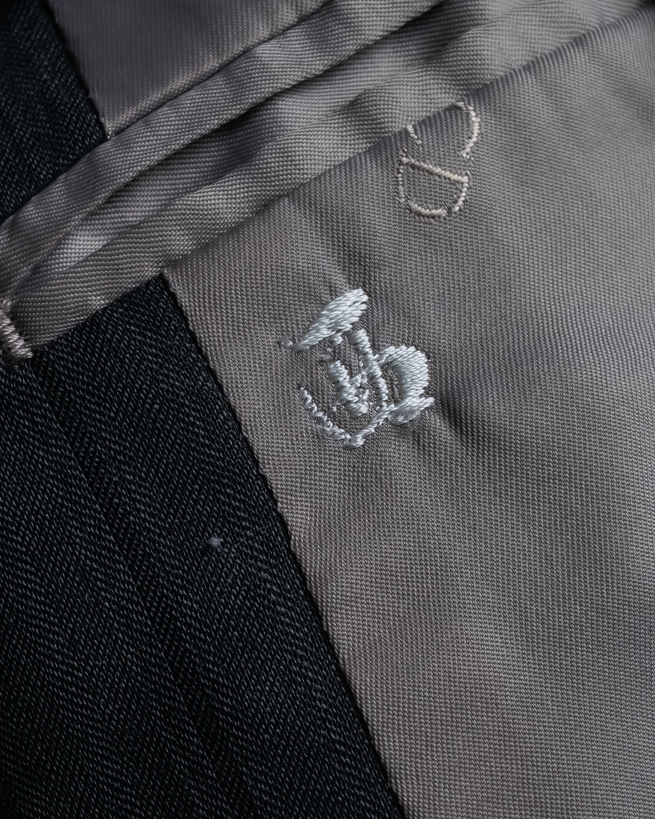 "CHRISTIAN DIOR MONSIEUR" Shadow stripe pattern classical formal detail set up