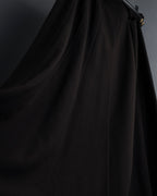 "HERMES" 90's Gold parts design derived from horse tack flared skirt