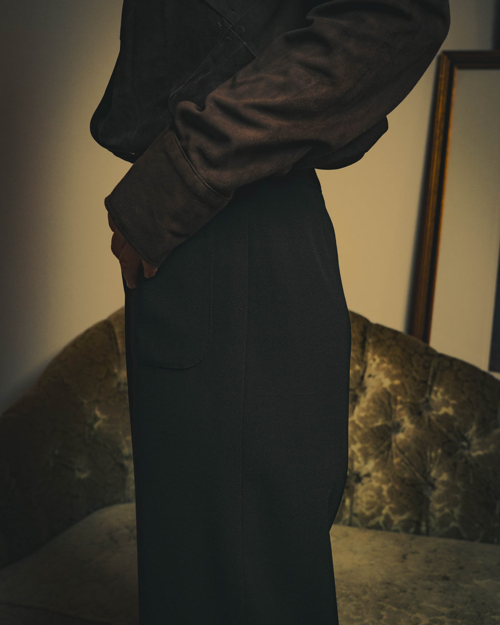 -SPECIAL- "CHANEL" 99SS  Dramatic wide-leg trousers