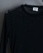 “Jean Paul Gautier” Fringe detailed  asymmetry shear top