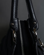 "Salvatore Ferragamo" Gancini motif gathered design leather bag