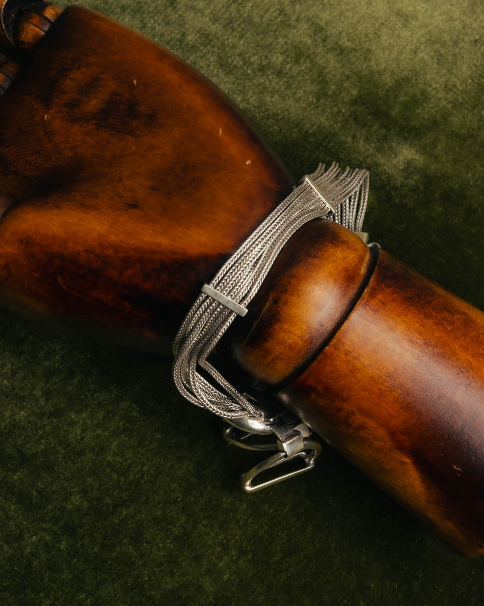 -SPECIAL- “HERMÈS” 70’s-90’s Étrier multi chain bracelet