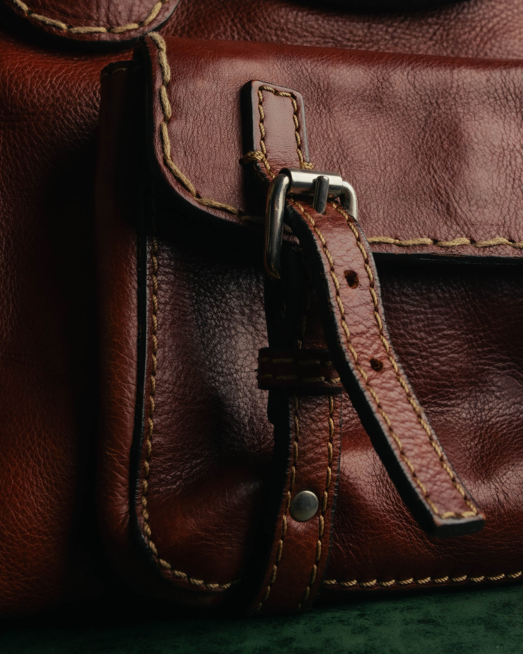 "Chloé" 00's Cognac leather top handle bag