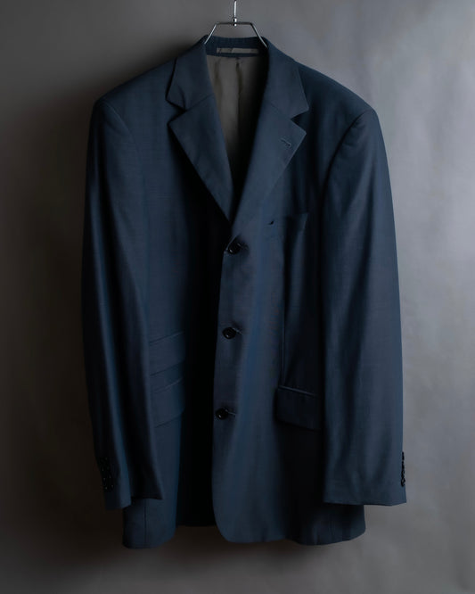 "HUGO BOSS" Notch lapel draping tailored jacket