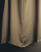 "GIORGIO ARMANI" 90's-00's Draped silk sleeveless top and skirt set