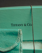 "Tiffany & Co." 80's-90's Sculptural triple bow necklace