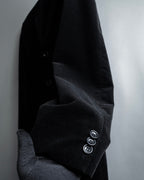 "ARMANI COLLEZIONI" Black corduroy relaxed set up