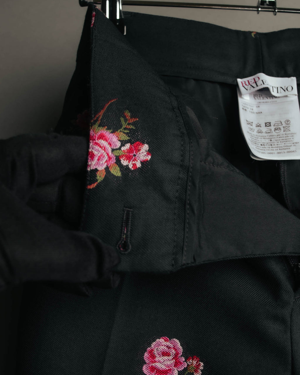 “RED VALENTINO” 2020 Floral jacquard tapered trousers