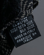 "GIORGIO ARMANI" Finely swaying wave pattern necktie