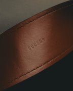 "Miu Miu" 2020's Sculptural wide leather belt