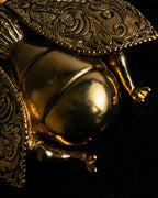 "Christian Dior" Bee motif gold brooch