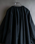 "PATOU" Ribbon shirring design poncho dress