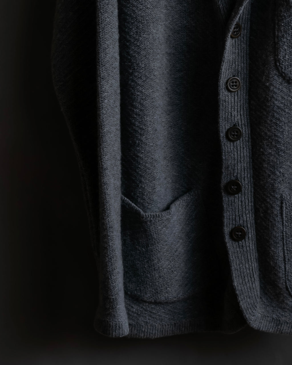 "OUR LEGACY" Patch pocket design lambswool knit jacket