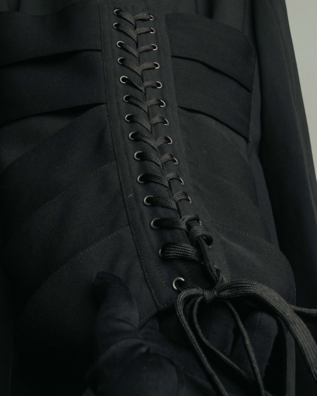 -SPECIAL- “Jean Paul GAULTIER FEMME” 2005-2011 Corset lace-up tailored zip jacket