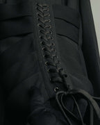 -SPECIAL- “Jean Paul GAULTIER FEMME” 2005-2011 Corset lace-up tailored zip jacket