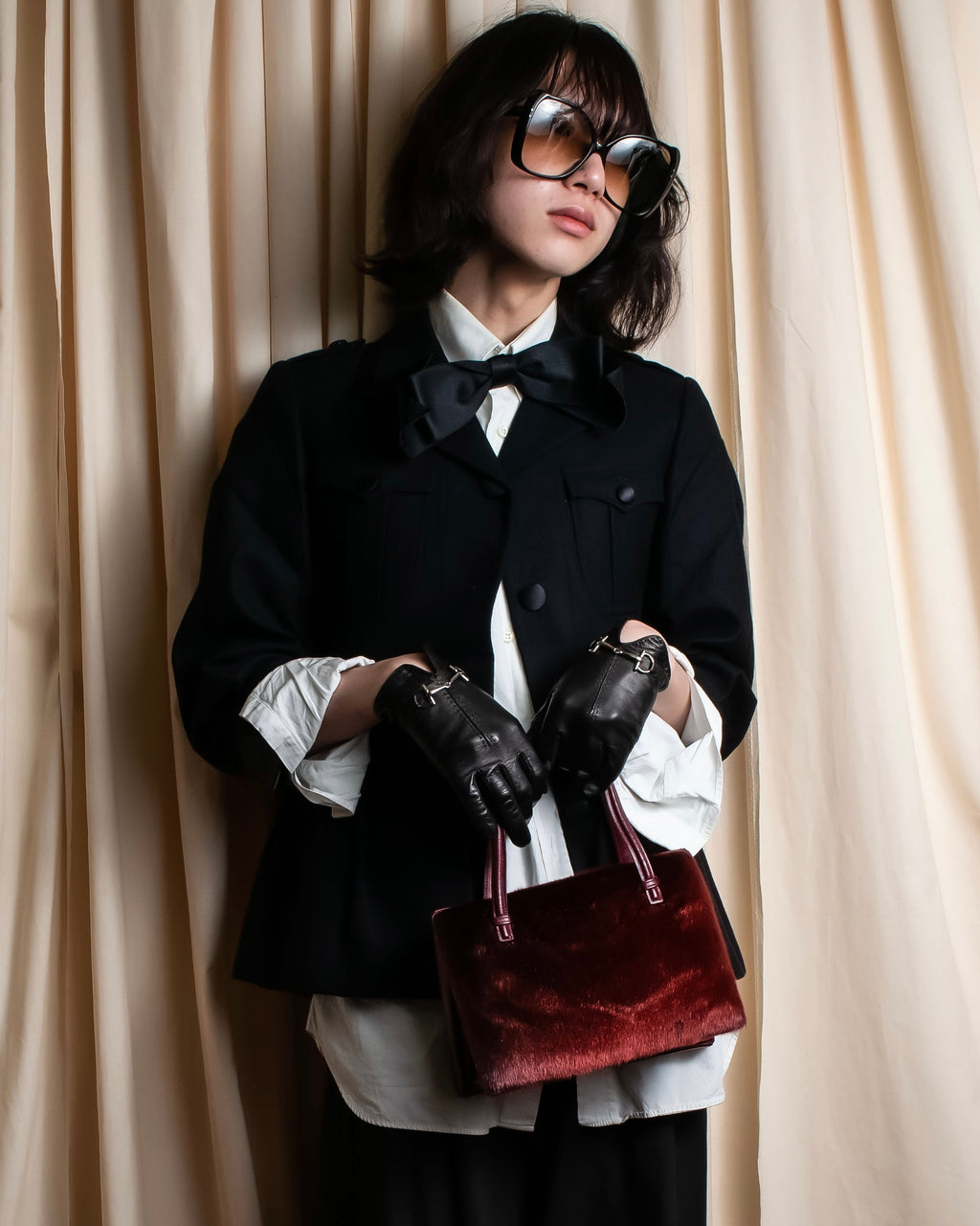 "MIU MIU" Military details trimmings tailored jacket