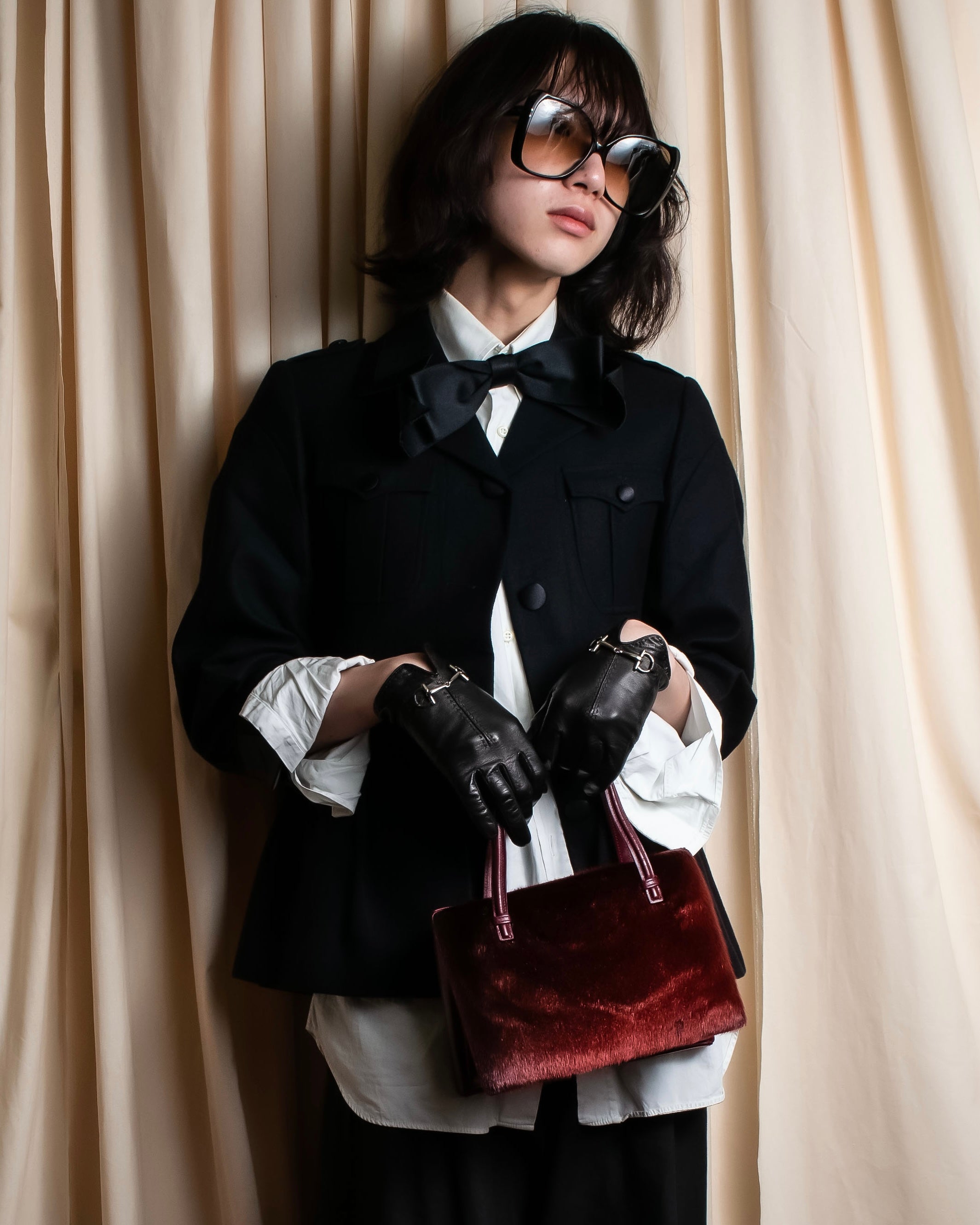 "MIU MIU" Military details trimmings tailored jacket