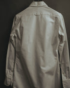 -SPECIAL- “THOM BROWNE” 2010’s tricolor grosgrain oxford shirt dress