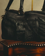 “RED VALENTINO” 2010’s lace bow leather two-way bag