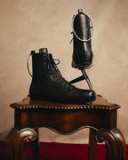 -SPECIAL- "JIL SANDER" 10's Sculptural gathered toe leather ankle boots