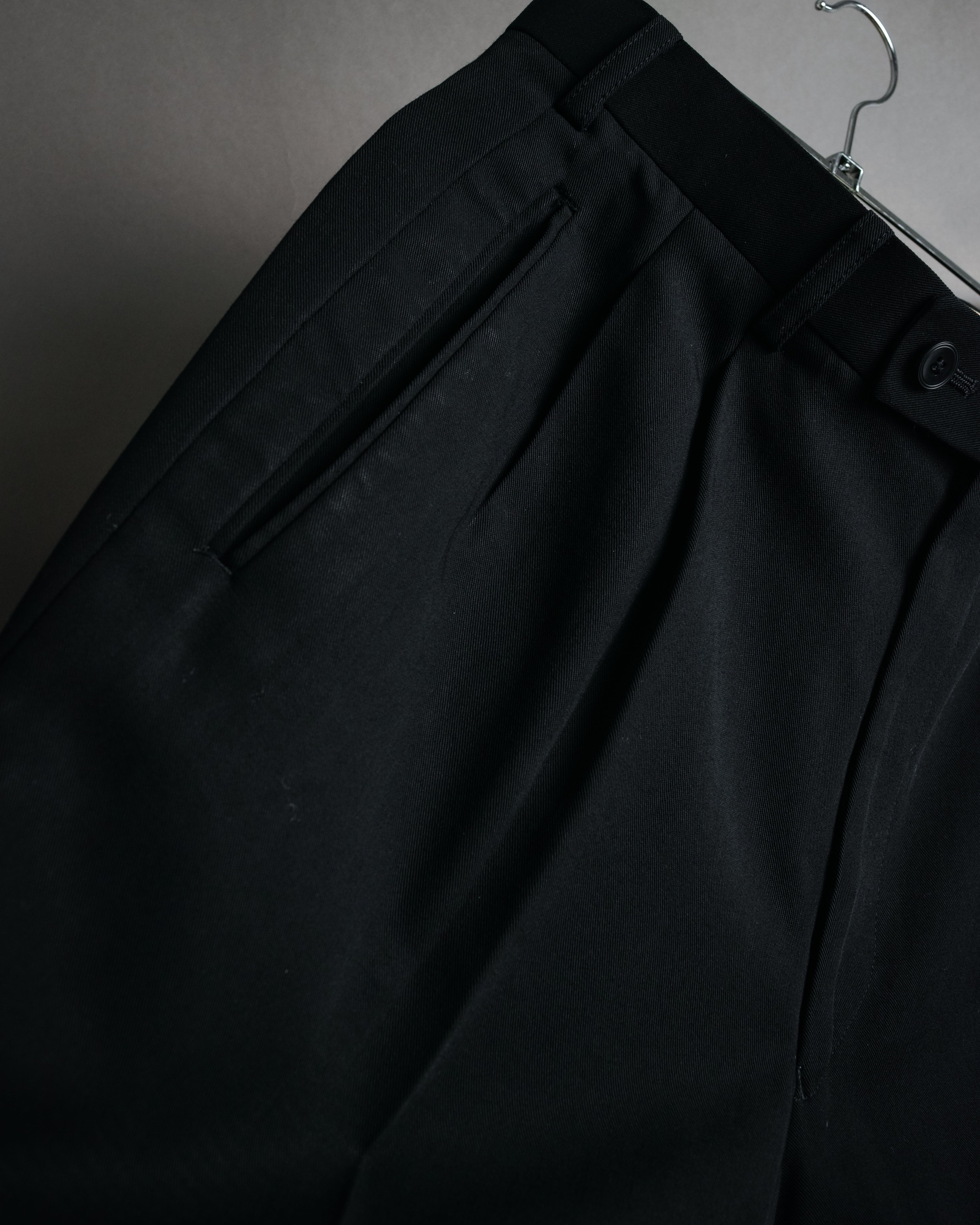 “GAULTIER objet HOMME” 90’s Two tuck wide trousers