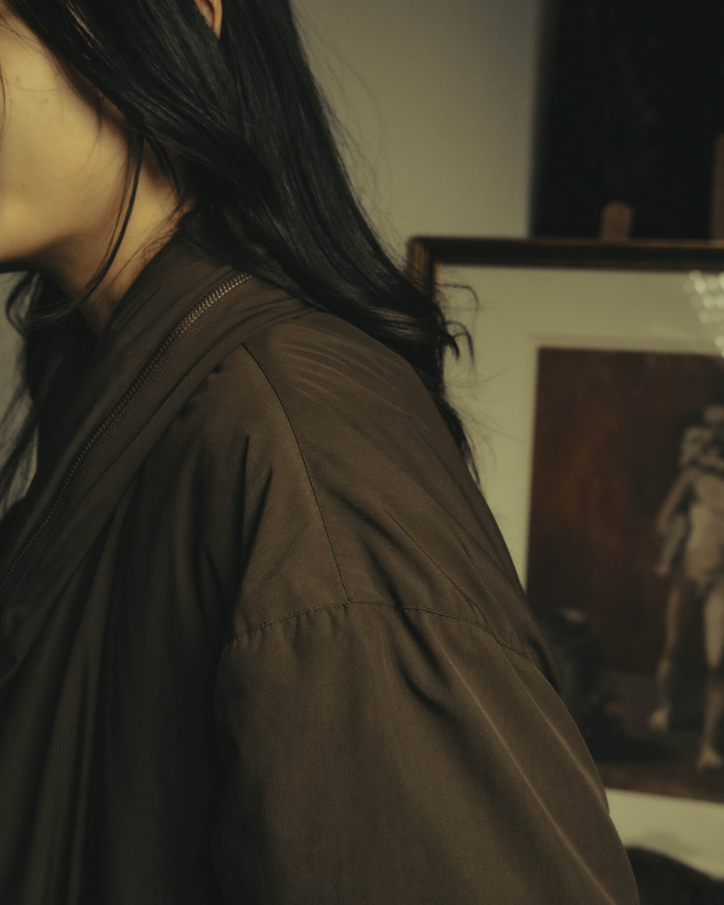 -SPECIAL- "ISSEY MIYAKE MEN" 80's Sculptural padded parachute long coat
