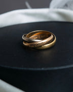 "Cartier" Gold Trinity Ring