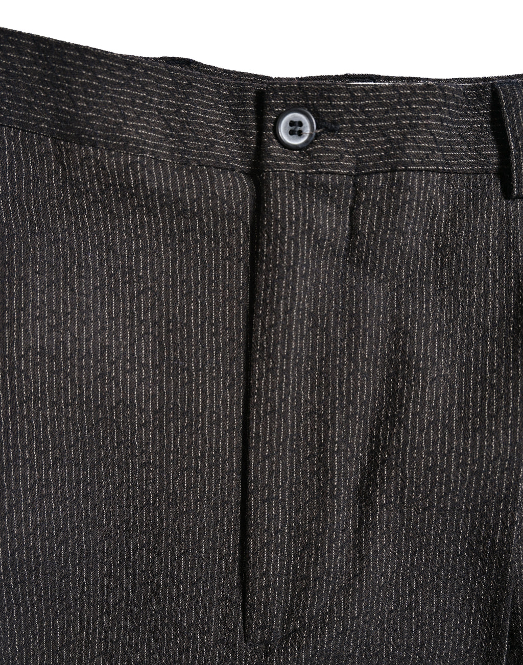 DOLCE & GABBANA/ 2015 Silver Pin Striped Single Breasted Set-up Brown