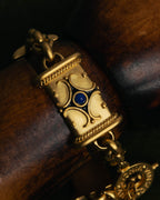 “Vintage“ 80's-90's Cabochon ornament bracelet
