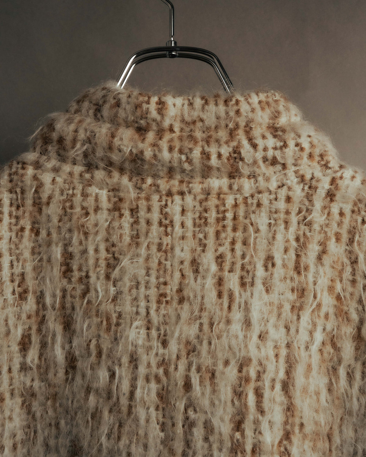 “Vintage” 80’s Shaggy textured long knit coat