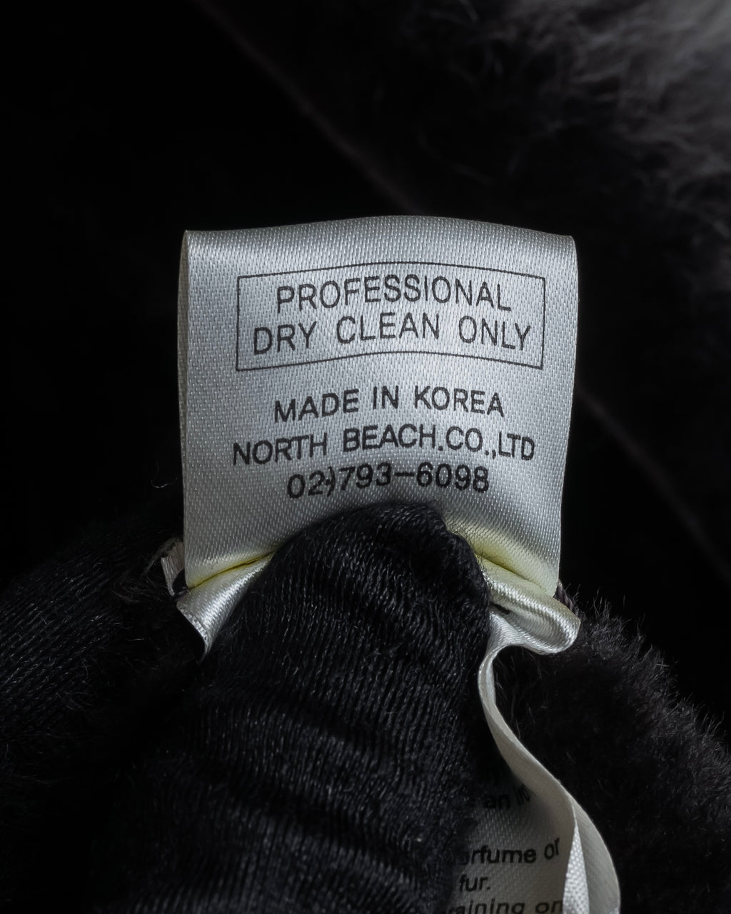 "NORTH BEACH" Smoky lamb fur design suede leather coat