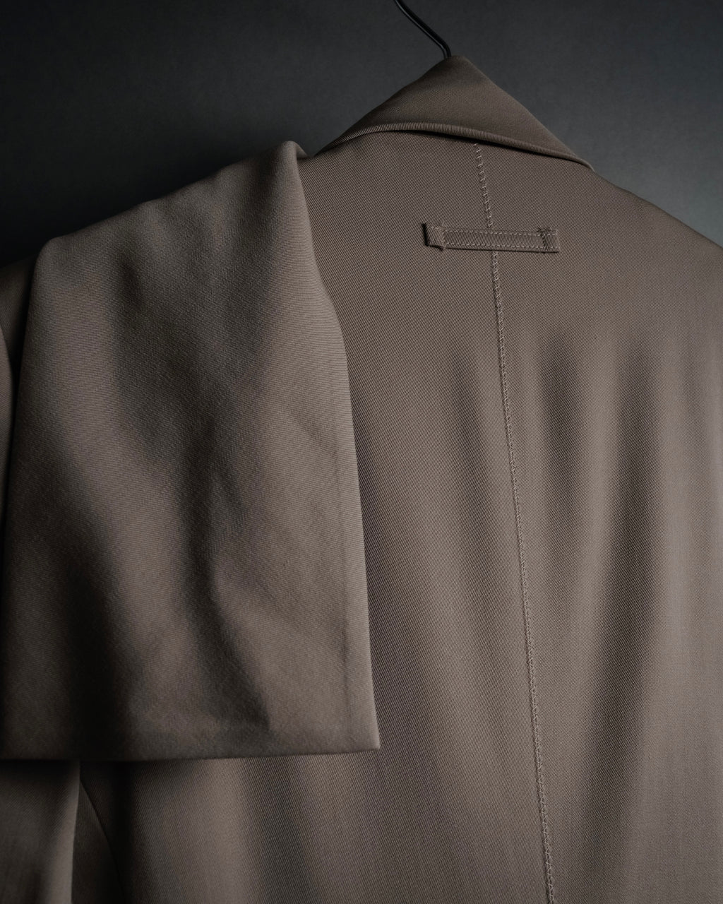 –SPECIAL– “Jean Paul GAULTIER FEMME” 90’s-00’s sculptural scarf collar tailored jacket