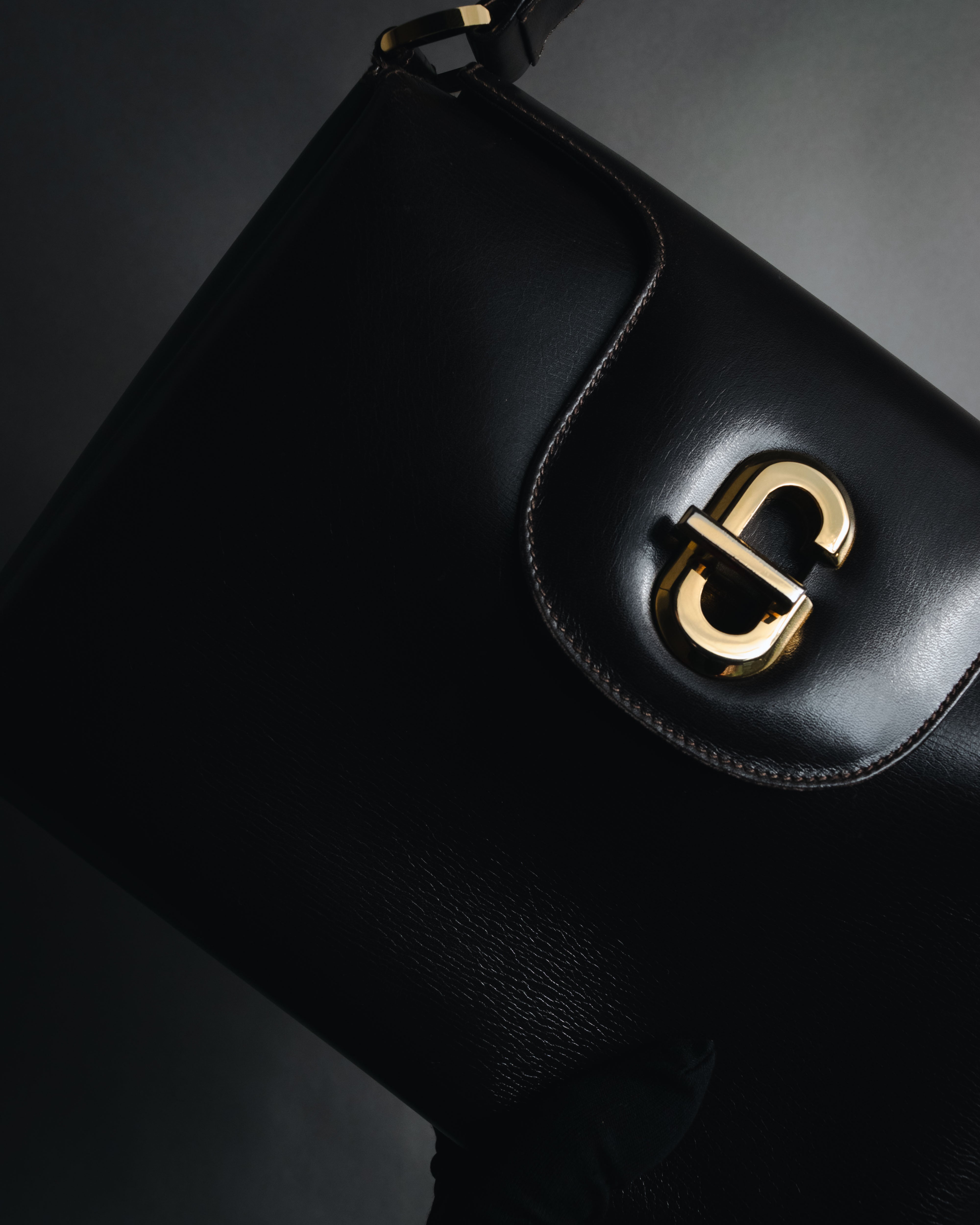 GUCCI (グッチ) - ヴィンテージ トップハンドルバッグ - ブラウン - G GUCCI (グッチ) - ヴィンテージ トップハンドルバッグ - ブラウン - G