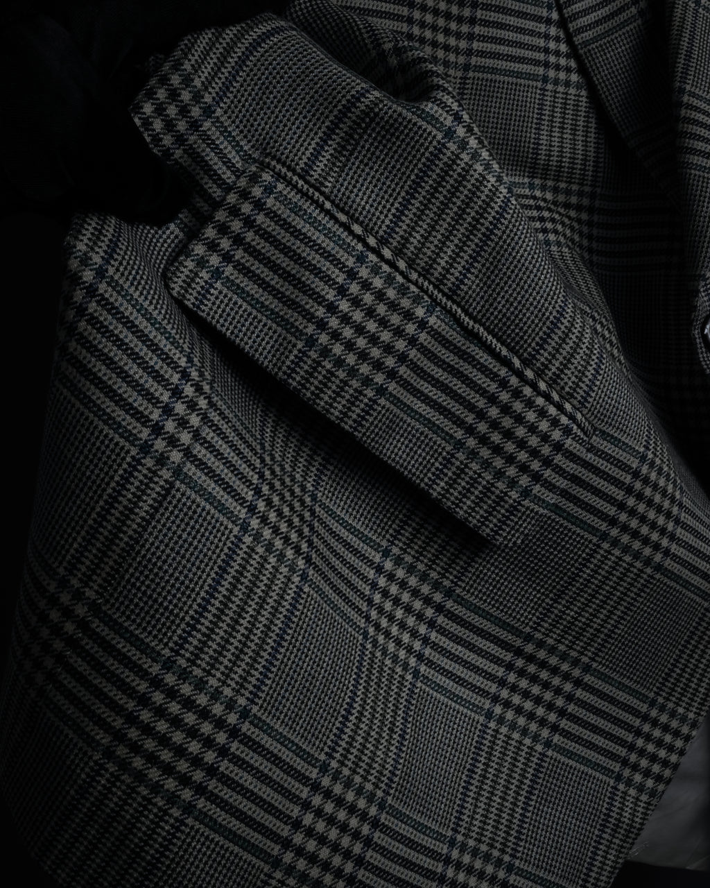 "HERMES" 90’s belvest silk wool linen peak lapel tailored jacket