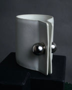 “JIL SANDER” 2020’s Sculptural leather cuff bangle