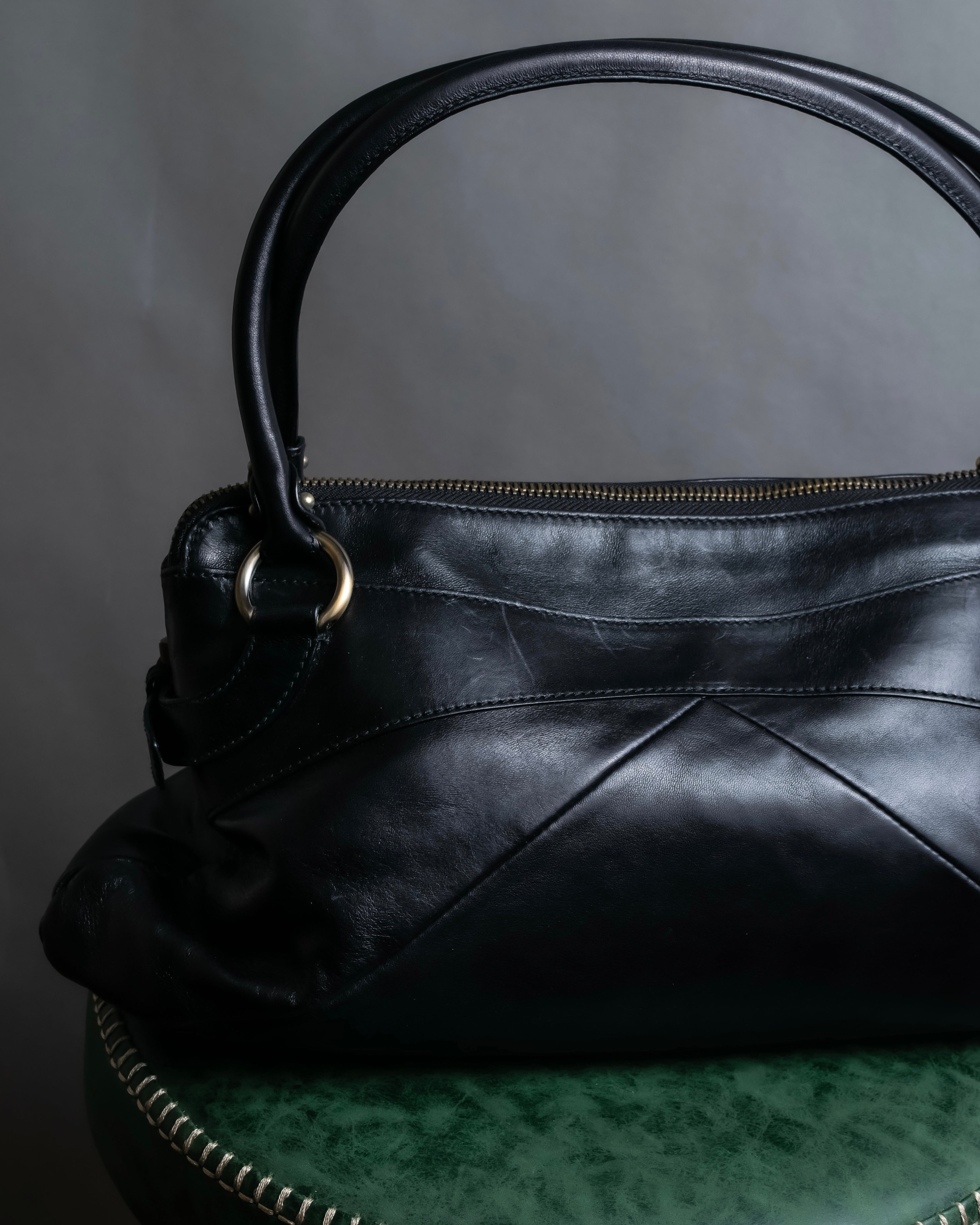 "Salvatore Ferragamo" Gancini motif leather one-handle bag