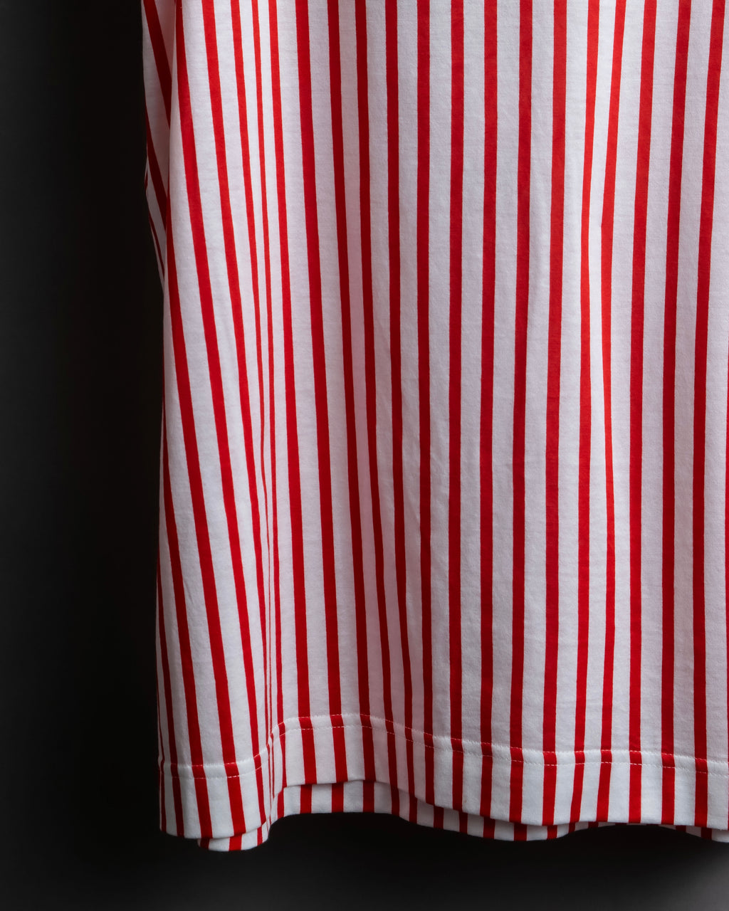 "Christian Dior" Stripe pattern front print tunic