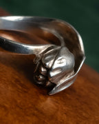 "Tiffany&Co" Sterling silver tulip ring