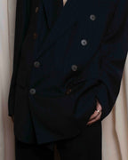 "JEAN PAUL GAULTIER HOMME"
Oversized shadow stripe set up