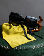 "GUCCI" GG medallion design square frame sunglasses