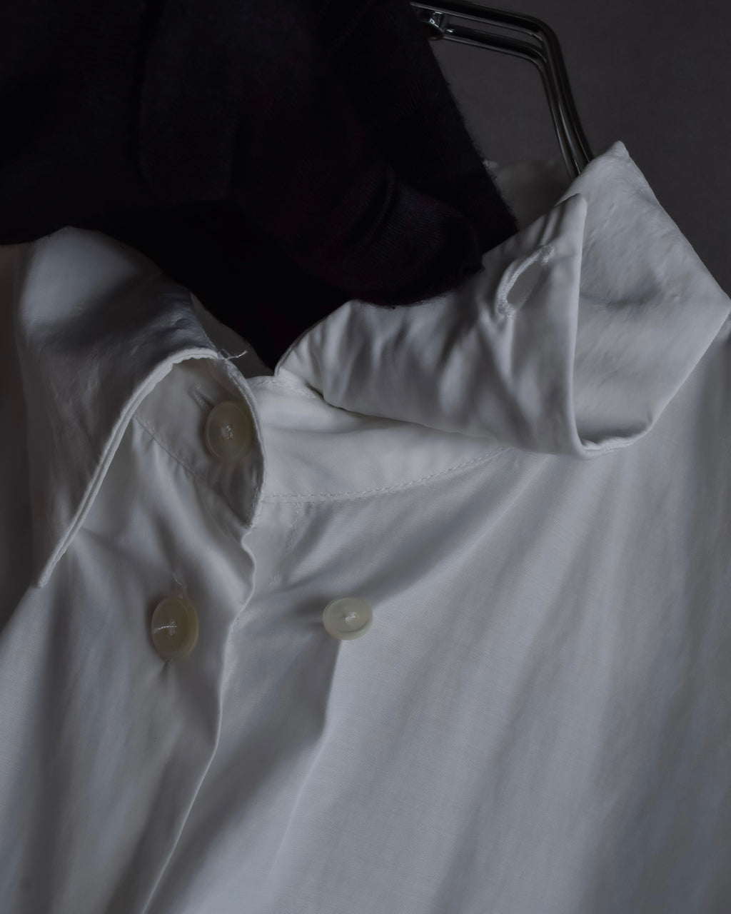 "Acne" Ribbon slit back design shirt