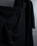 "YOHJI YAMAMOTO" Straight line stand collar coat