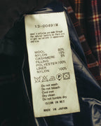 “sacai” 2010's Tartan wool cashmere padded hybrid coat