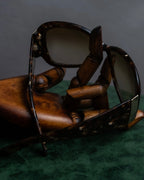 "GUCCI" Tortoiseshell butterfly frame sunglasses
