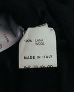 “GUCCI” 2001-2004 Tom Ford era gathered wool fringe knit top