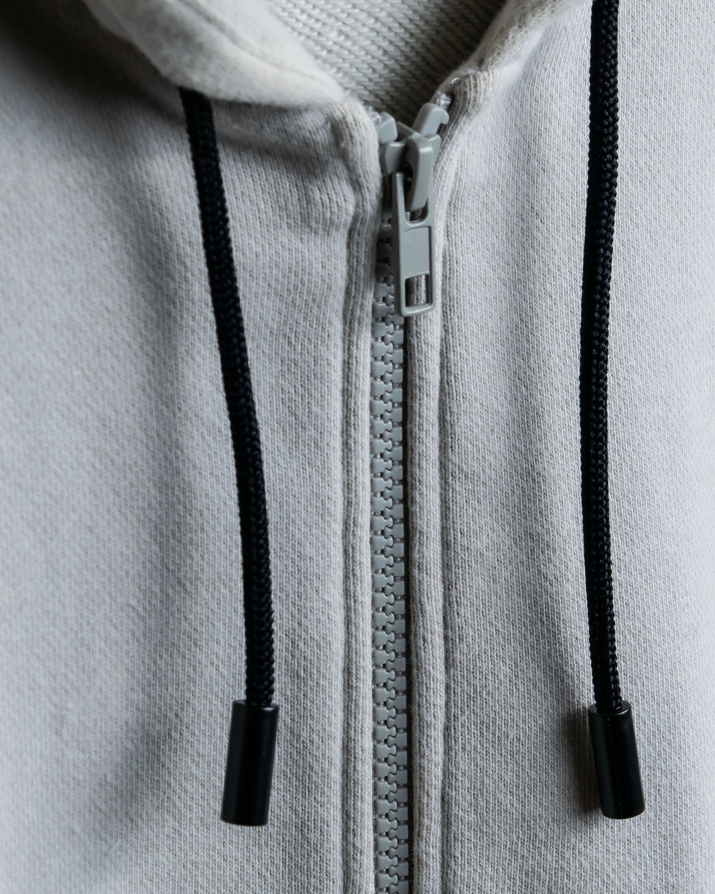 "MAISON MARGIELA" Drawstring design zip hoodie